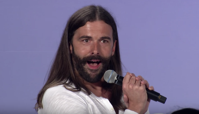 Illustration for article titled Justin Theroux Has a Giant Rat Tattoo on His Back, and He Showed It To Queer Eye’s Jonathan Van Ness
